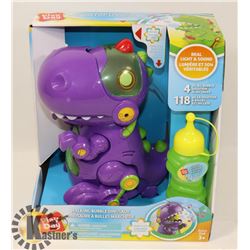 WALKING BUBBLE DINOSAUR / INCLUDES
