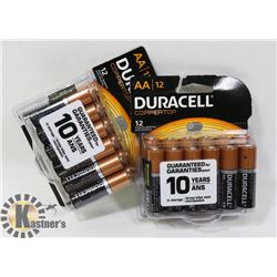 2 NEW PACKS OF DURACELL COPPERTOP