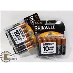 2 NEW PACKS OF DURACELL COPPERTOP