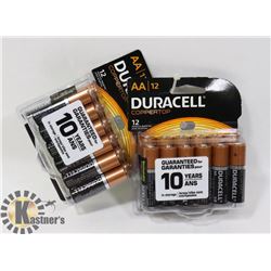 2 NEW PACKS OF DURACELL COPPERTOP