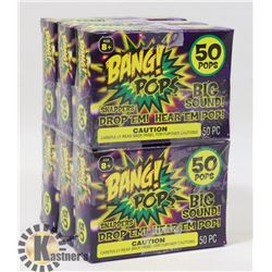 6 PACKS OF BANG! POPS / 50 PER PACK