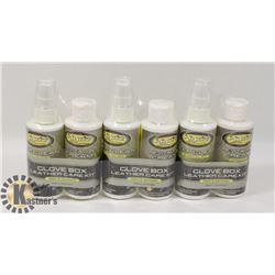 6 BOTTLES OF HYDZ LEATHER CLEANING PRODUCT