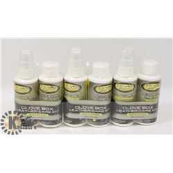 6 BOTTLES OF HYDZ LEATHER CLEANING PRODUCT