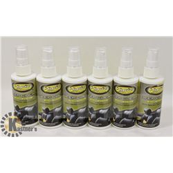 SIX BOTTLES OF HYDZ LEATHER CLEANING PRODUCT