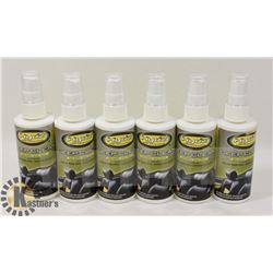 SIX BOTTLES OF HYDZ LEATHER CLEANING PRODUCT