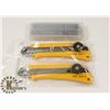 Image 1 : 2 BOX CUTTER/OLFA KNIVES & 50 BLADES