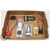 Image 1 : KEYED CABLE LOCKS AND PADLOCKS.