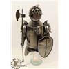 Image 1 : METAL WINE BOTTLE HOLDER KNIGHT,NEW