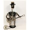 Image 1 : METAL WINE BOTTLE HOLDER,GUITAR PLAYER
