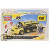 Image 1 : MEGA BLOKS CATERPILLAR TRUCK BUILDING SET AGES 3+