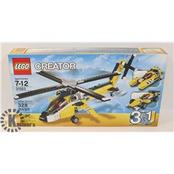 LEGO CREATOR YELLOW RACERS 3 IN 1 328 PCS