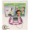 Image 1 : LEAPSTER HANDHELD VIDEO GAME SYSTEM W/ 2 GAMES