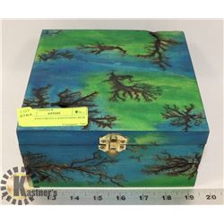 BLUE AND GREEN LIGHTENING BOX