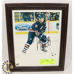 AUTOGRAPHED OILERS JASON SMITH PHOTO