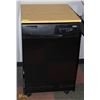 Image 1 : BLACK WHIRLPOOL PORTABLE DISHWASHER.