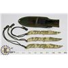 Image 1 : NEW! 3PC CAMO THROWING KNIVES