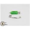 Image 1 : LOT OF TWO NEW!ALL IN ONE MICRO SD/TF CARD READERS