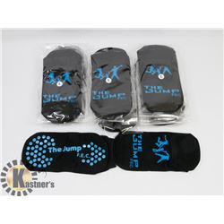 NEW! 12 PAIRS OF TRAMPOLINE SOCKS - BLUE