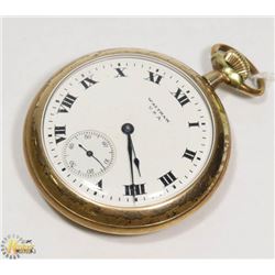 1918 WALTHAM POCKET WATCH-WORKING