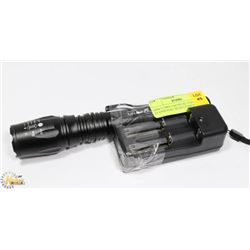 6000 LUMIN TACTICAL LED FLASHLIGHT WITH LITHIUM