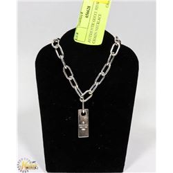 AUTHENTIC GUCCI .925 SILVER LINK CHAIN NECKLACE