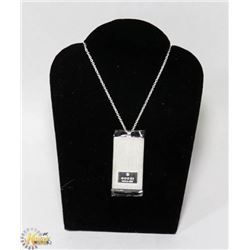 AUTHENTIC GUCCI .925 SILVER PENDANT ON CHAIN