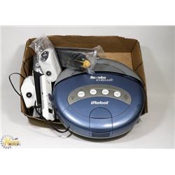 ROOMBA SCHEDULER WITH BOOK, REMOTE, NEW BATTERY,