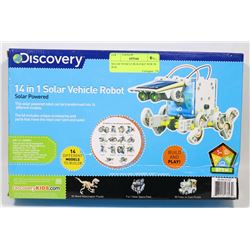 NEW DISCOVERY 14 IN 1 SOLAR VEHICLE ROBOT BUILD
