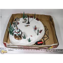 CHRISTMAS SKATING RINK DISPLAY