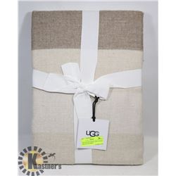 NEW UGG OCEANSIDE 100% COTTON QUEEN SZ BLANKET