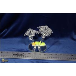 CRYSTAL PALM TREES FIGURES.