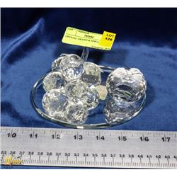 CRYSTAL GRAPES & APPLE.