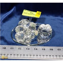 CRYSTAL GRAPES & APPLE.