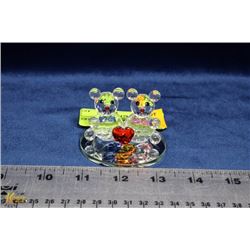 CRYSTAL BEAR FIGURES.