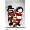 Image 1 : SET OF 3 CAROLING CHARACTERS