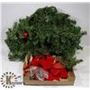 Image 1 : BOX WITH TWO 10' SPRUCE GARLANDS PLUS A BOX OF