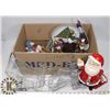 Image 1 : BOX OF CHRISTMAS COLLECTIBLES