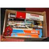 Image 1 : BOX OF VARIOUS TRAINS AND TRAIN CARS