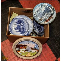 BOX OF ESTATE COLLECTOR PLATES