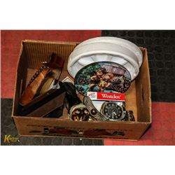 BOX OF MISC. ESTATE ITEMS