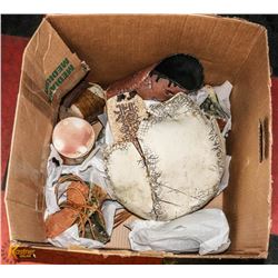 LARGE BOX OF POTTERY