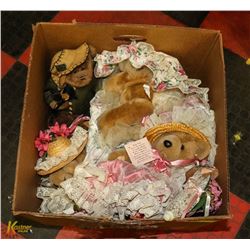 LARGE BOX OF COLLECTIBLE TEDDY BEARS