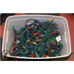 LARGE BIN WITH HUNDREDS OF LED LIGHTS -