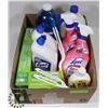 Image 1 : BOX W/NEW CLEANING SUPPLIES INCL.