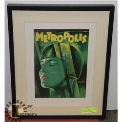 "METROPOLIS" - FRAMED NOSTALGIC MOVIE POSTER