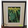 Image 1 : "METROPOLIS" - FRAMED NOSTALGIC MOVIE POSTER