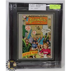 15 CENT SUPERGIRL COMIC FRAMED.