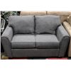 Image 1 : NEW GREY FABRIC LOVE SEAT 60"