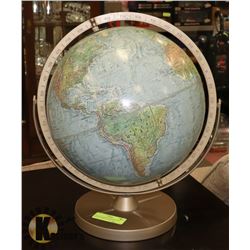 VINTAGE 1960S READERS DIGEST GREAT WORLD GLOBE