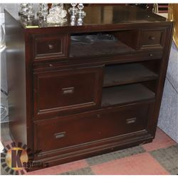 STANLEY MEDIA CHEST/BAR, 20" X 40" X 39"